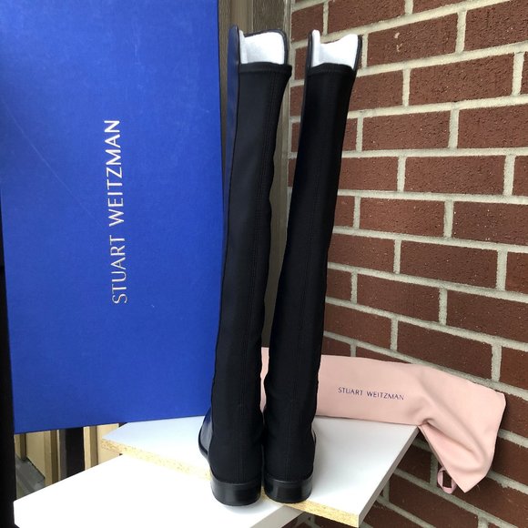 Stuart Weitzman 5050 Over the Knee Leather Boot - Picture 3 of 6